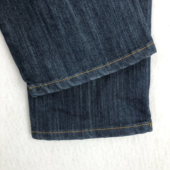 Crafted Dark Wash Blue Denim Slim Jeans Sz 8 - Picture 3 of 9